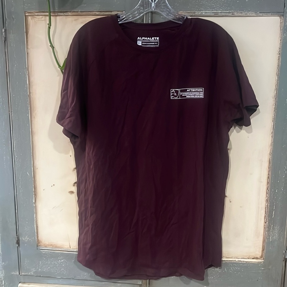 Alphalete Maroon Tee